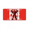 Go Beyond Plus Ultra License Plate