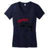 horror werewolf Women's V-Neck T-Shirt