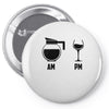 am pm Pin-back button