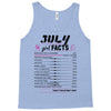 July Girl Facts Leo Tank Top
