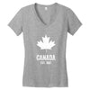 Canada Established 1867 Women's V-Neck T-Shirt