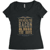 bacon2 Women's Triblend Scoop T-shirt