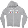 Frankie Says Relax Zipper Hoodie