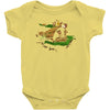 the tree, the raccoon Baby Bodysuit