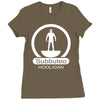 subbuteo hooligan casuals Ladies Fitted T-Shirt