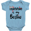 Minnie is my Bestie Baby Bodysuit