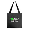 zombie fast food  funny Tote Bags