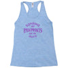 someone left paw prints on my heart Racerback Tank