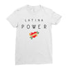latina power with cute heart Ladies Fitted T-Shirt