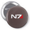 mass effect n7 logo Pin-back button