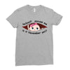 November Peeking Out Baby Girl Ladies Fitted T-Shirt
