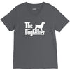 the dogfather english springer spaniel white V-Neck Tee