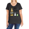 tequila   best friends Ladies Curvy T-Shirt