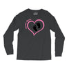 Baby Girl with Heart Any Name Customized Long Sleeve Shirts