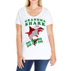 Grandma Shark -Shark Do Do Do Ladies Curvy T-Shirt