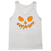 scary pumpkin face halloween Tank Top