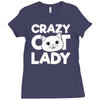 crazy cat lady Ladies Fitted T-Shirt