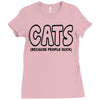 cat lovers Ladies Fitted T-Shirt