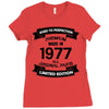 Premium Vintage  1977 Ladies Fitted T-Shirt
