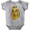 gold grenade Baby Bodysuit