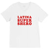 Latina Super Shero V-Neck Tee