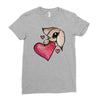 bunny rabbit love Ladies Fitted T-Shirt