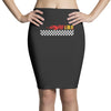 Fire White Pencil Skirts