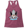 skull emblem Racerback Tank