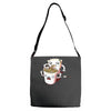 zombie ramen Adjustable Strap Totes