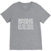 hooray sports win points V-Neck Tee