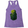 pocket raptor Racerback Tank