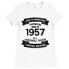 Premium Vintage 1957 Ladies Fitted T-Shirt