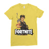 fortnite cartoon Ladies Fitted T-Shirt