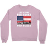 Lets Pray For Vegas, God Bless Crewneck Sweatshirt