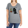 darth socks Ladies Curvy T-Shirt