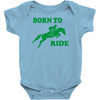 born to ride horse riding pony horse Baby Onesie