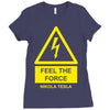 nikola tesla Ladies Fitted T-Shirt