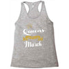queens are born in march Racerback Tank