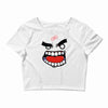 anger tee (flat version) Crop Top