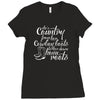 she's country from her cowboy boots Ladies Fitted T-Shirt