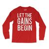 let the gains begin Long Sleeve Shirts
