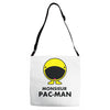 monsieur pacman Adjustable Strap Totes