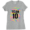 Holographic Team 10 Ladies Fitted T-Shirt