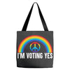 I Am Voting Yes Tote Bags