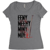 eeny meeny miny moe Women's Triblend Scoop T-shirt