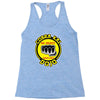 strike first, strike hard, no mercy Racerback Tank