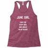 June Girl Racerback Tank
