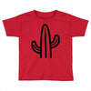 minimalistic cactus Toddler T-shirt