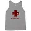 i'm with player 2 video game gamer computer geek nerd funny tee shirt Tank Top