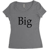 big (2) Women's Triblend Scoop T-shirt
